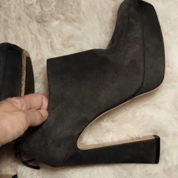 Miu Miu grey suede booties - Picture 11 of 14
